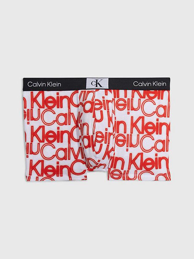 Calvin Klein USA Ck96 Mens Trunks Red 7163802-MN